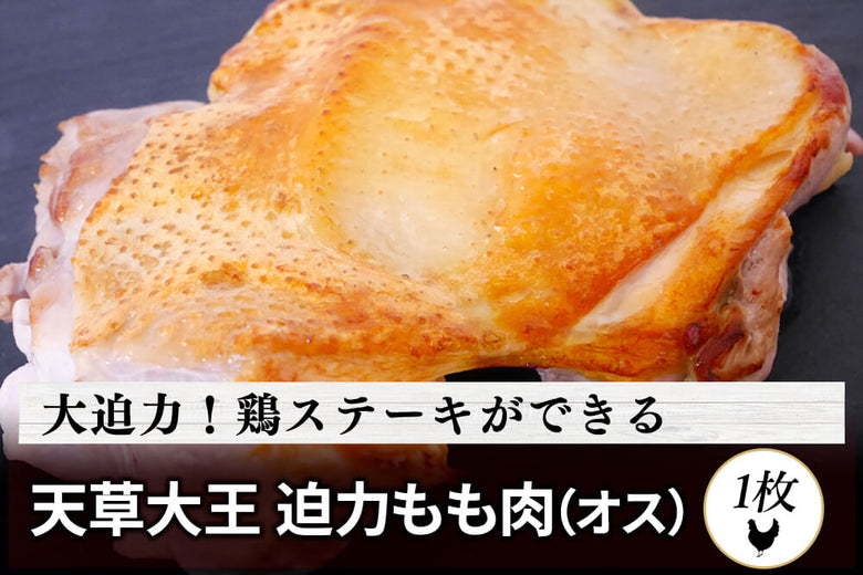 【ステーキ用】<br>「とおるさんの天草大王 もも肉(オス)」(1枚)の商品画像