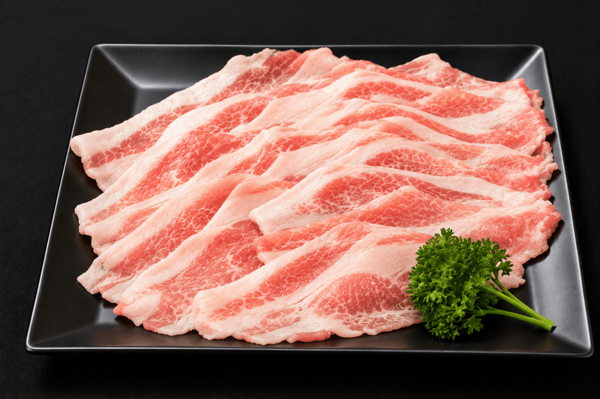 商品番号：616｜【しゃぶしゃぶ用】希望さんの「有難豚（ありがとん） ロース肉」スライス（300g）の商品画像6