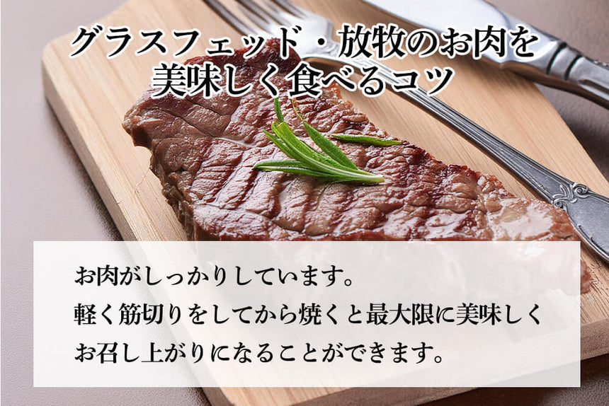 商品番号：841｜【フードロスセール】グラスフェッド「田中ビーフ  赤身 」ブロック（500g）の商品画像5