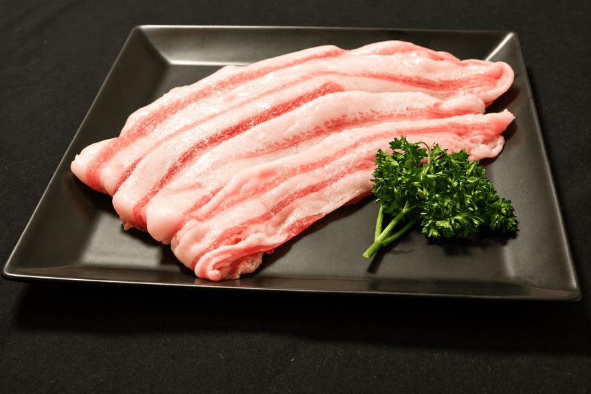 商品番号：619｜【しゃぶしゃぶ用】希望さんの「有難豚（ありがとん）バラ肉」スライス（300g）の商品画像7