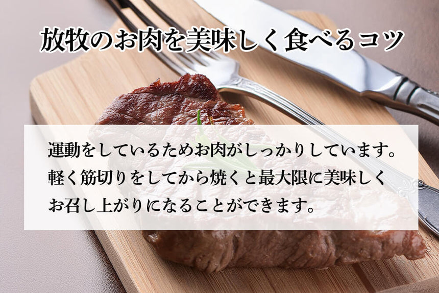 商品番号：855｜【ステーキ用】栃木県・瀬尾さんの「もてぎ放牧黒毛和牛　極上ミスジ」ステーキ（200g）の商品画像8