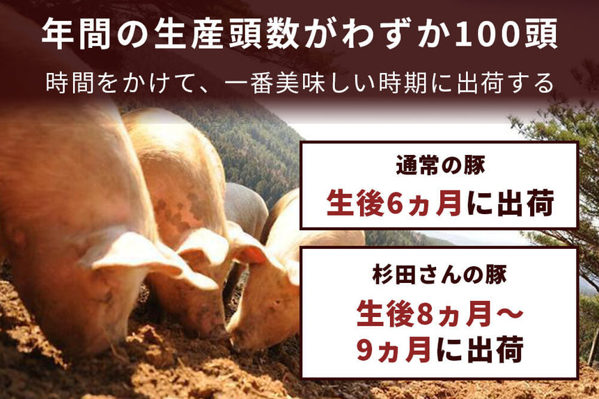 商品番号：879｜【厳選ギフト・送料無料】宮城県・杉田さんの「豚肉（放牧豚）」4種加工品セット（合計670g）の商品画像5