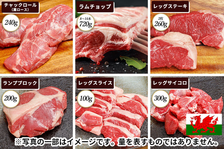 【徳用セット】<br>「ウェルシュラム肉」セット（約1.8kg）の商品画像
