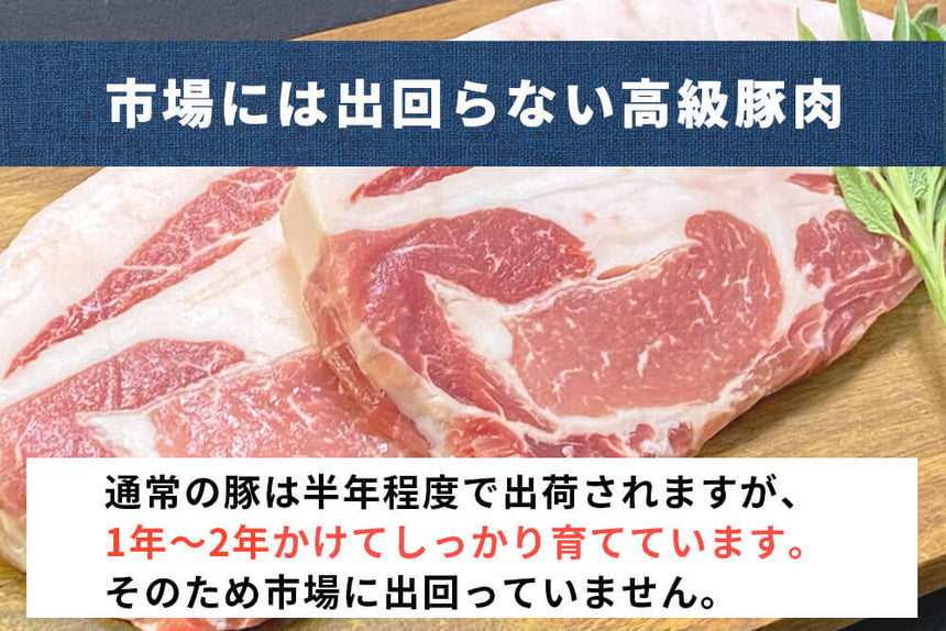 商品番号：993｜【生姜焼き用】希望さんの「有難豚（ありがとん） ウデ」スライス（300g）の商品画像5