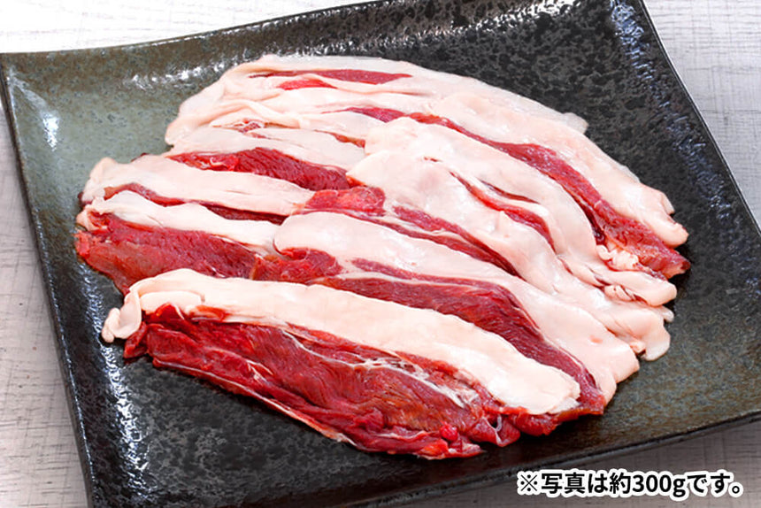 商品番号：333｜【ぼたん鍋用】和歌山県・湯川さんの「紀州イノシシ　もも肉」スライス（300g）の商品画像6