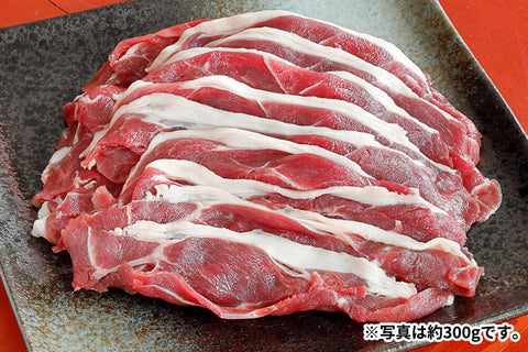 商品番号：782｜【調理用】和歌山県・湯川さんの「紀州イノシシ　ウデ肉」スライス（300g）の商品画像5