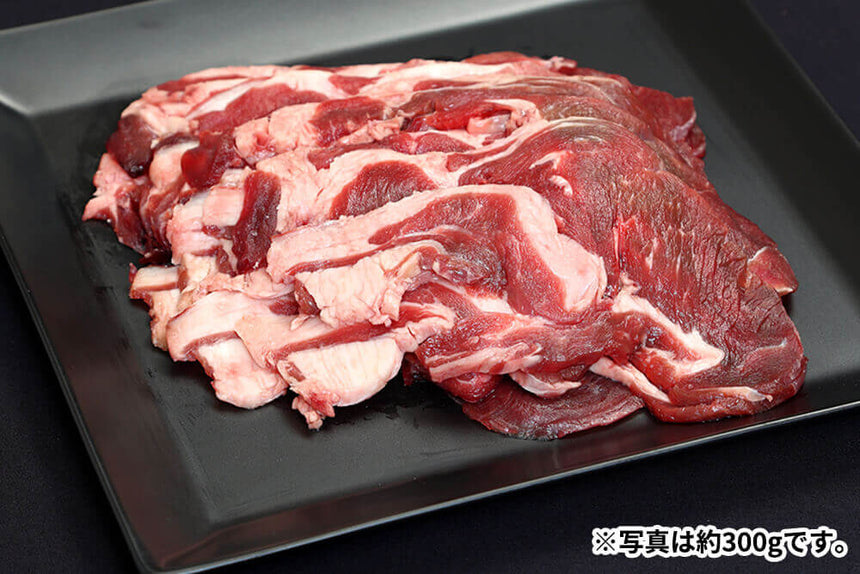 商品番号：508｜【焼肉用】和歌山県・湯川さんの「紀州シカ　バラスライス肉」(300g)の商品画像6