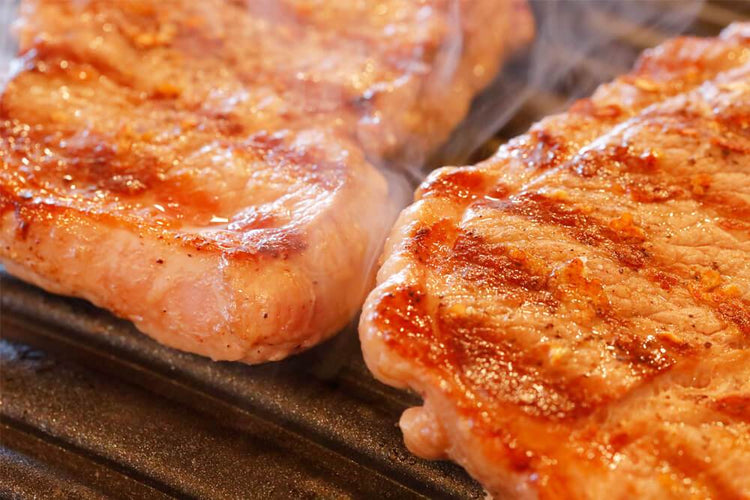 商品番号：762｜【ステーキ用】「ウェルシュラム　レッグ肉」スライス（2枚/260g）の商品画像6