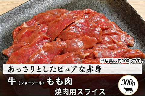 商品番号：137｜【フードロスセール】東京都・磯沼さんの「牛（ジャージー牛）　もも肉」焼肉用スライス（300g）の商品画像1