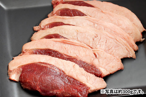 商品番号：449｜【焼肉用】北海道の「熟成函館エゾシカ ロース肉」スライス（300g）の商品画像5