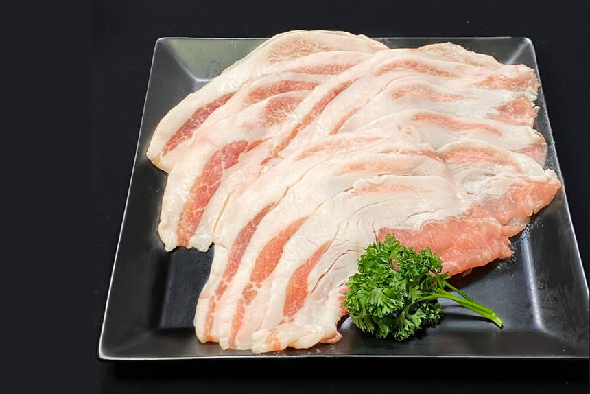 商品番号：616｜【しゃぶしゃぶ用】希望さんの「有難豚（ありがとん） ロース肉」スライス（300g）の商品画像6